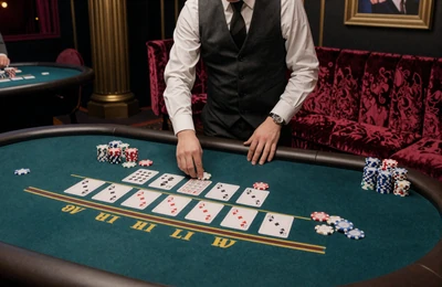 Live Baccarat am VIP-Tisch bei Yep Casino