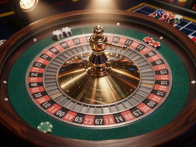 Live Roulette Tisch mit Kessel und Jetons bei Yep Casino